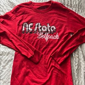 NC State Wolfpack Red Long Sleeve Shirt